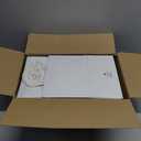 BagDream Gift Bags 8x4.25x10.5 100Pcs Kraft Paper Bags with Handles Bulk, White Gift Bags Medium Shopping Retail Merchandise Wedding Party Favor Bags, Paper Grocery Bags Sacks Recyclable