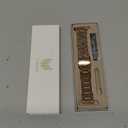 V-MORO Lightweight Bands Compatible with Apple Watch Series 11/10/9/8/7 38/40/41/42mm Fashion Cute Bracelet Band Rose Gold Stainless Steel Buckle Watch Strap for iwatch Series SE/6/5/4/3/2/1,Caramel