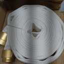 Upgraded Fire Hose 50 FT x 2" ID, M F NST/NH Brass Couplings, Single Jacket TPU, Working Pressure 430 PSI, Burst Pressure 1300 PSI, Indoor Fire, Home, Garden Fire Hose Irrigation