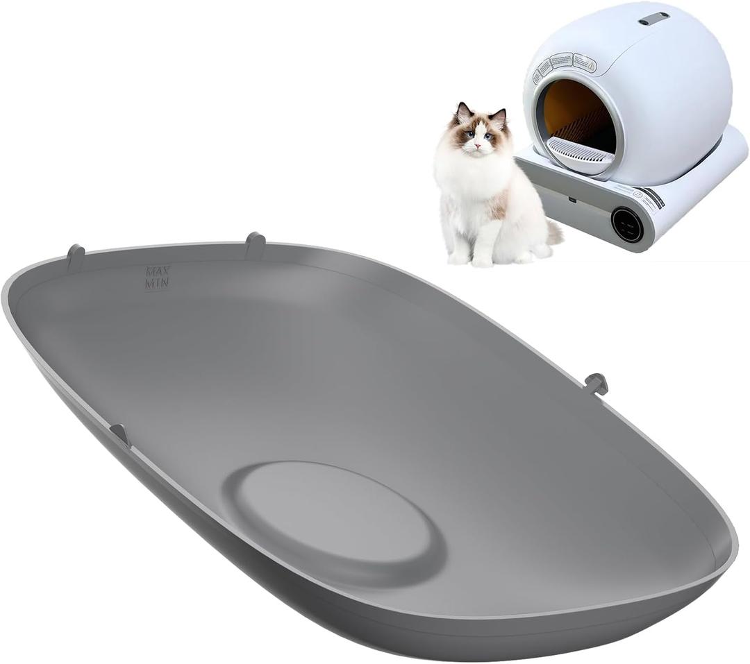 Silicone Cat Litter Mat Accessory Part, Waterproof Cat Litter Pad Replacement Part for Easy Cleaning of Automatic Self Cleaning Litter Boxes