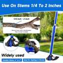 Sapling Puller Tool - Heavy Duty Tree Root Puller for to 2" Woody Stems | Fully Uproots Trees & Shrubs | Ergonomic Garden Tool for Landscaping, Farming, Forestry