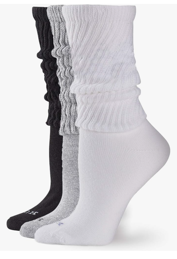 HUE Women's Slouch Socks (3-Pack)