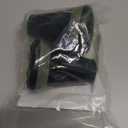 Rehand Cane Tips, 3/4 Inch All Terrain Tip for Cane & Crutch, 3/4'' Rubber Replacement Foot Pad, 0.75 Inch Cane Tips Heavy Duty, Walking Cane Tips and Crutch Tips(Pack of 2) (Black-1)