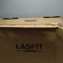 LASFIT Floor Mats 2019-2024 for Ram 1500 Crew Cab (NOT Fit for Classic Model) with Folded Rear Under-Seat Storage 4 Full Size Doors Bucket Seat, All Weather TPE Custom Fit 1st & 2nd Row, Black