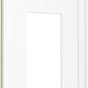 Matte Gold Outlet Covers Luxury Modern Brushed Bronze 1 Gang Rocker Single Light Switch Cover Plate Decorative Gfci Wall Plate Electrical Switch Plate Covers Kitchen Bathroom Decor