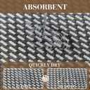 RESARE Non Slip Bath Mat - Machine Washable Bathroom Rug, Super Absorbent, Quick Dry, 20"x32", Dark Grey