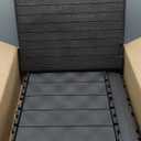 Keter City 30 Gallon Resin Outdoor Storage Box and Patio Furniture Side Table for Pool and Garden Accessories, Brown