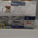 KNUN 52 inch Ceiling Fans with Lights, Silver Low Profile Ceiling Fan with Remote Control and App, Double-sided Fan Blades, 3CCT Dimmable LED, Noiseless, Flush Mount Ceiling Fan for Bedroom, Patio