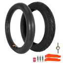 14x2.125 54-254 E-Bike Tire and Tube Set, 14 Inch Electric Scooter Tire Tube with Angled Valve Stem Replacement Electric Scooters,Bikes and Kids Bikes - 1 Pack