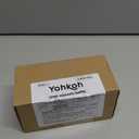 YOHKOH Mini Vacuum Insulated Water Bottle With Bamboo Lid - Stainless Steel Thermos Water Bottle for Women Girls Kids, Metal Sports Hot and Cold Water Bottle Leak-Proof BPA-Free (6.4oz,Gold)