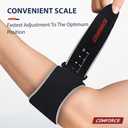 Golfer Elbow Brace for Men & Women with Removebale 3D Air Cushion Paded, Lightweight Adjustable Tennis Elbow Brace for Tendonitis Pain Relief, Elbow Support for Sport