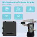 Tiny HD Camera Only 0.5 Inch 2026 Upgraded Mini WiFi Security Small Indoor 1080P Micro Home Nanny Cam with Cloud & SD Storage,Wide Angle,Night Vision,Can No Need WiFi Cams Wireless Cameras for House