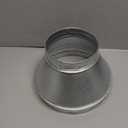 10" to 6" Inch Round Duct Reducer - Male Fit Galvanized Steel Pipe Increaser - Coupling for Round Duct Ventilation Systems - Heating & Cooling HVAC - Vent Pipe Adapter, Duct Connector