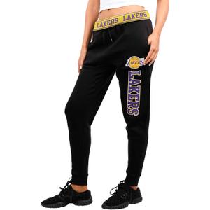 Ultra Game Women's Jogger Pants Active Basic Fleece Sweatpants (Black) S