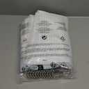 YI & ZE Waffle Weave Shower Curtain with Snap-in Fabric Liner Set, Hotel Style, Slub Textured Shower Curtain, 12 Metal Hooks Included, Waterproof & Washable Heavyweight Fabric, Teal, 72" W x 72" H