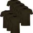 Hanes Packs, Stay-Tucked Soft Cotton, Best Undershirts for Men, White Asstd Multipacks, Black-7 Pack, X-Large