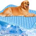 Extra Large Dog Cooling Mat,39.4''*27.6'' Washable Cooling Pet Pad, XL Portable Kennel Puppy Bed for Summer,Non Slip Sleeping Blanket Pet Pads,Washable Non-Toxic Mats 100 * 70cm