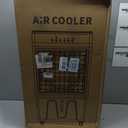 Swamp Cooler Air Conditioner, 4000 CFM Evaporative Air Cooler with 8-Gal Water Tank, 4 Modes, 3 Speeds, Remote, 12H Timer, Dry Burn Protection, Portable Windowless AC for Bedroom, Home, Office