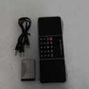 PRUNUS J-288 Portable Radio AM FM Radio with Bluetooth Speaker, Sleep Timer, Power-Saving Display, Ultra-Long Antenna, AUX Input & USB Disk & TF Card MP3 Player, NO Manual Preset (Black)