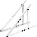 Solar Panel Mount, 32 in with Foldable Tilt Legs Adjustable Solar Panel Tilt Mount Brackets Set Installed on, Roof, Boat, Ieal for 180 200 300 400 Watt for Roof