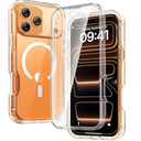 Diaclara Magnetic Designed for iPhone 17 Pro Max Case Full Body Bumper,[Compatible with MagSafe] Military Drop Proof Cover with Built-in Touch Sensitive Anti-Scratch Screen Protector