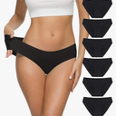 ALTHEANRAY Women’s Seamless Hipster Underwear No Show Panties Soft Stretch Bikini Underwears Multi-Pack L