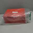 PACKHOME Mothers Day Gift Box 9x6.5x3.8 Inches, Rectangle Collapsible Box with Magnetic Lid for Xmas Gift Packaging (Matte Red, Grain Texture)