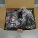 Jumbo C9 Christmas Pathway Lights Outdoor - 8.5 Feet 5 LED C9 Walkway Light, C7 Light Covered Jumbo Multicolor Bulb Christmas Lights Outdoor Decorations for Lawn Holiday Outside Yard Garden (1 Pack)