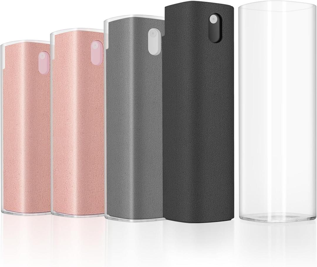 Screen Cleaner Kit 4 Pcs, 3-in-1 Touchscreen Mist Cleaner Spray and Microfiber Cloth, Electronic Screen Mist Cleaning Kit for All Phones, Laptop and Tablet Screens, TV Monitor, Car Screen