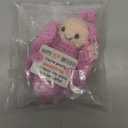 Pink Crochet Butterfly 15th Birthday Gift for Girls, Handmade 4" Amigurumi Plush with “Happy 15th Birthday” Sign, Cute Teen Girl Desk Decor, Small Stuffed Butterfly