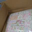 Laura Ashley - Queen Comforter Set, Soft Cotton Bedding, Medium Weight for Year Round Comfort, 3 Piece Bed Set with Matching Pillowcases (Morning Gloria Pink)