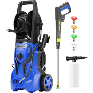 Electric Pressure Washer - 5000PSIMax 3.2GPM ZHUOLIN Power Washer for Cars Washing with 25FT Pressure Hose, Light Blue