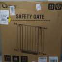 Baby Gate No Drilling, 29"-40" Auto Close Dog Gate Indoor for Doorways & Stairs, Pressure Mounted Adjustable Pet Gate, Easy Walk Through Child Gate for Children & Pets Stroller Friendly, White