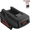 Adapter M18V18 for Milwaukee M18 18V Battery to for Milwaukee V18 48-11-1830 48-11-2200 48-11-2230 18V NI-CD Tool (with USB Port)