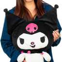 Collectibles Kuromi Bedding Super Soft Cozy Decorative Cuddle Pillow, (Officially Licensed Product) By Franco