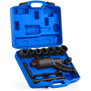 OMT 11pc 1" Drive Torque Multiplier Wrench Set, 6800 Nm Lug Nut Remover