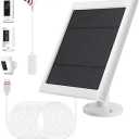 1 Pack - Solar Panel for Ring Security Camera Spotlight Cam Plus/Pro(Battery) Stick Up Cam/Pro Wireless Outdoor with 10FT/3M Long Cable Dustproof Waterproof  