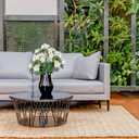 Artificial Flowers for Outdoors with 120 Blooms, Faux Silk Flowers for Outside, UV Resistant Fake Petunias Plants for Hanging Baskets Fence Patio Balcony Garden Cemetery (White)