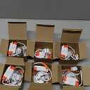 2 Inch LED Downlight, 3W 3000K Warm White Recessed Lighting Dimmable Ceiling Light Kit, CRI80 Ceiling Light Fixture with LED Driver(35W Halogen Equivalent), 6 Pack