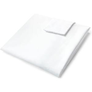 Vekkia Queen Size60"x10"x6" Bed Wedge Pillow Replacement Cover Only/Headboard Pillow Case/Mattress Wedge CoverWhite