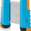 NIBIRU SPORT Ping Pong Retractable Net with Posts, Weatherproof Table Tennis Replacement Net for Indoor and Outdoor Play, Table Tennis Equipment & Ping Pong Accessories, Game Table Accessories