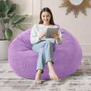 3FT Bean Bag Chair for Adults,3' Big Teardrop Beanbag with Filler