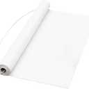 Party Essentials Plastic Disposable Aisle Runner for Wedding Ceremony Events Indoor and Outdoor on Floor Tile Grass Carpet, 50 x 3 Feet, White