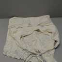 ZAFUL Floral Twist Bikini Set for Women Halter Tankini Tie Side String Swimsuit Two Piece Bathing Suit (X-Large, 2-lace Beige)