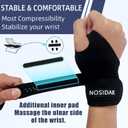 Wrist Brace for TFCC Tears, Ulnar Sided Wrist Pain, DRUJ Instability - Hand Brace for Tendonitis, Arthritis, Sprains, De Quervains Tenosynovitis, Carpal Tunnel Relief - Right Hand
