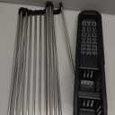 Roll Up Dish Drying Rack,Expandable Over The Sink Dish Drainer,Stainless Steel Kitchen Rolling Sink Rack with Utensil Holder,Length Up to 22.3" (Black)