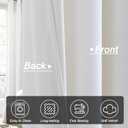 Ivory Velvet Curtains 84 inches Long Grommet Soft Velvet Curtains for Bedroom Cream Light Blocking Thermal Insulation Drapes Set of 2 Panels 52x 84
