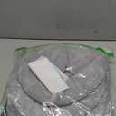 Legigo 5 Pack Thicker Bathroom Toilet Seat Cover Pads- Soft Warmer Toilet Seat Cushion Cover Stretchable Washable Fiber Cloth, Easy Installation Comfortable Toilet Lid Seat Cover(Knit Elongated Gray)