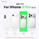 ORNARTO Compatible with iPhone 17 Pro Case 6.3", Slim Liquid Silicone 4 Layers Full Covered Soft Gel Rubber Shockproof Cover, Protective Phone Case for iPhone 17 Pro-Klein Blue