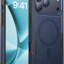 Magnetic for iPhone 17 Pro Case Military-Grade Shockproof, Rugged Phone Case, Heavy Duty Protection [Compatible with MagSafe] Anti-Fingerprint Cover for iPhone 17Pro Case 6.3", Blue